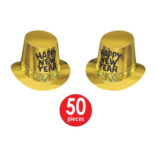 Beistle Black & Gold the Great New Year Accessory Kit